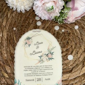 Faire-Part Biscuit Bohème