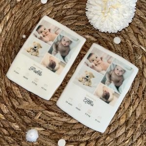 Faire-Part Biscuit Multi Photos