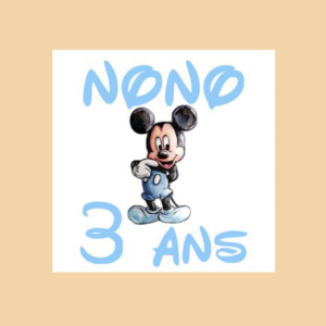 Biscuit Mickey Bleu 4