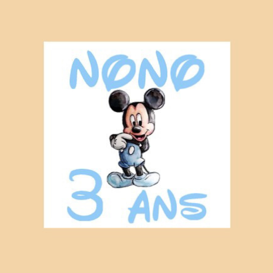 Biscuit Mickey Bleu 4