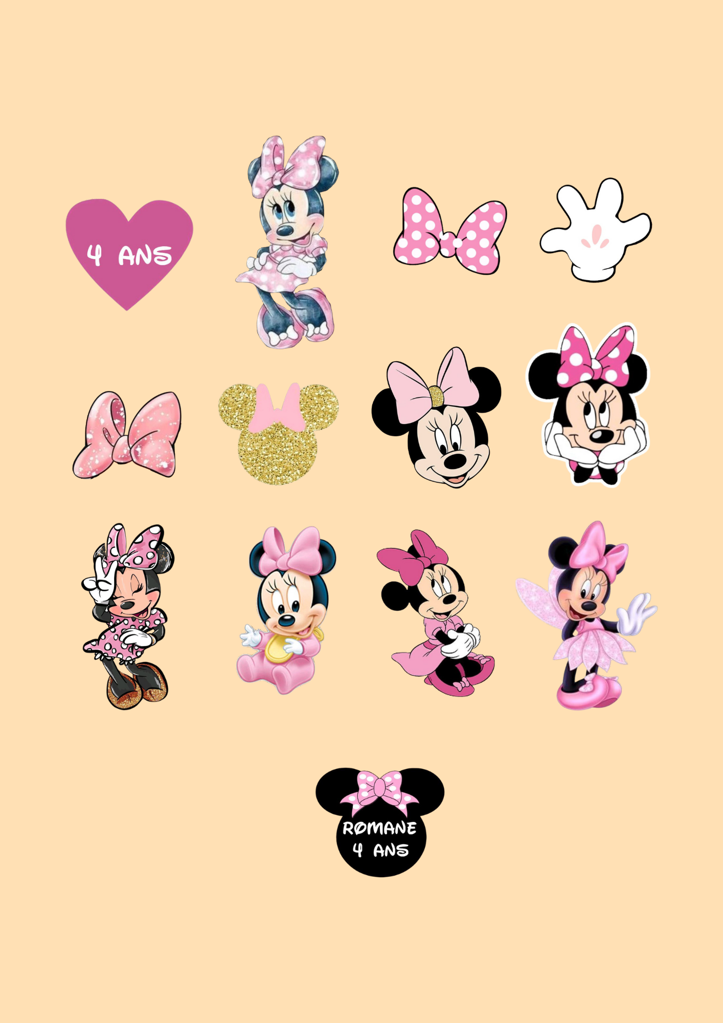 Biscuit Minnie Rose
