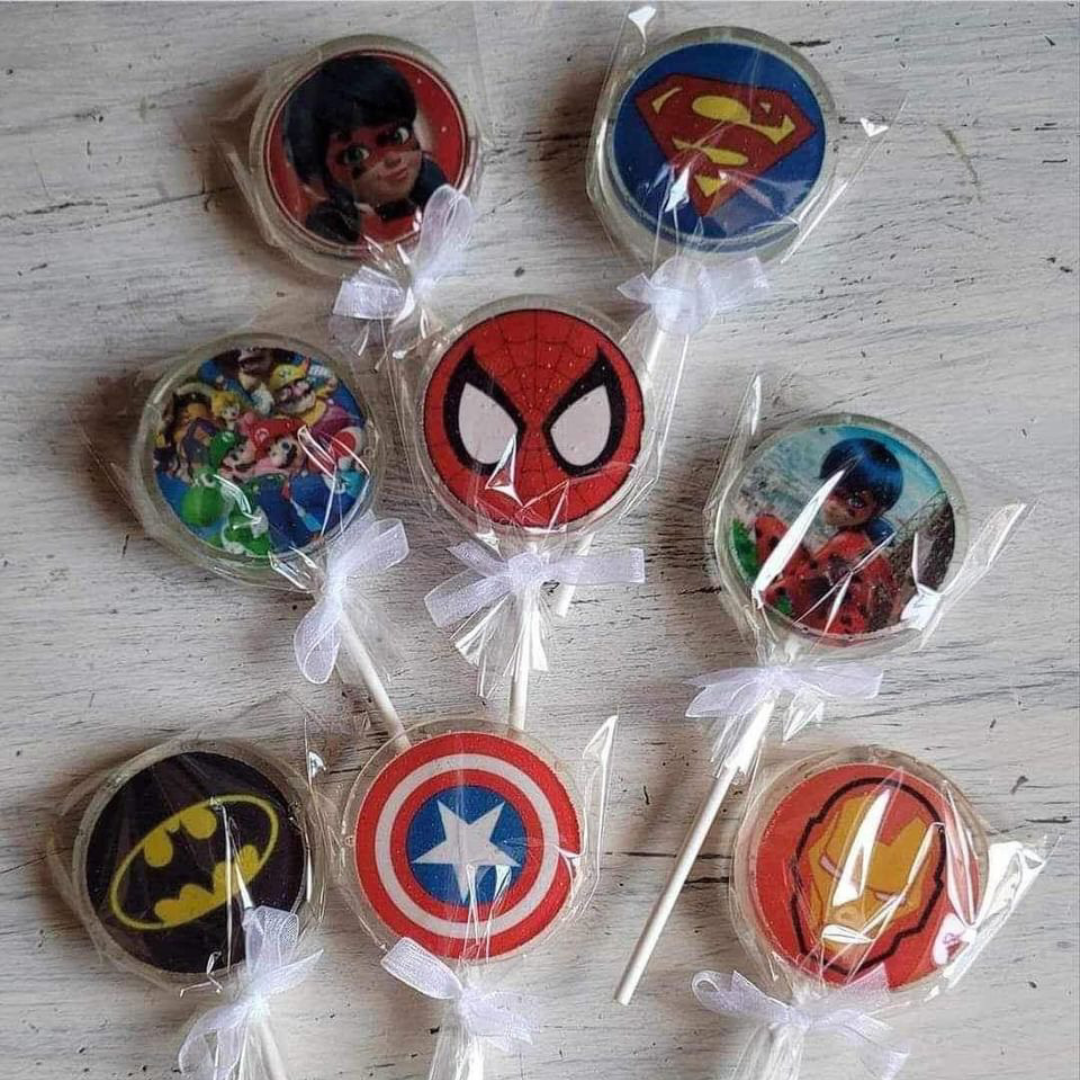 Sucettes Super Héros