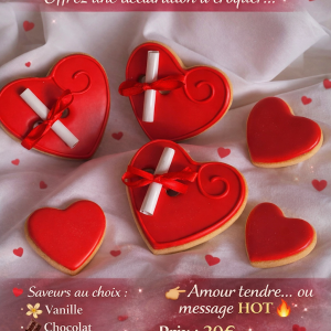 Box coeurs à messages