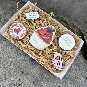 Box 5 biscuits Saint Valentin
